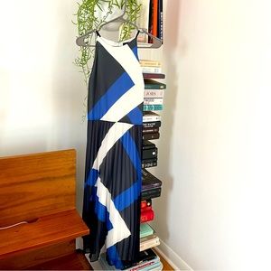 The Limited Halter Neck Pleated Dress